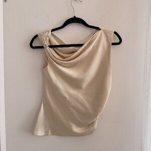 Bobbles & Lace Asymmetric Top